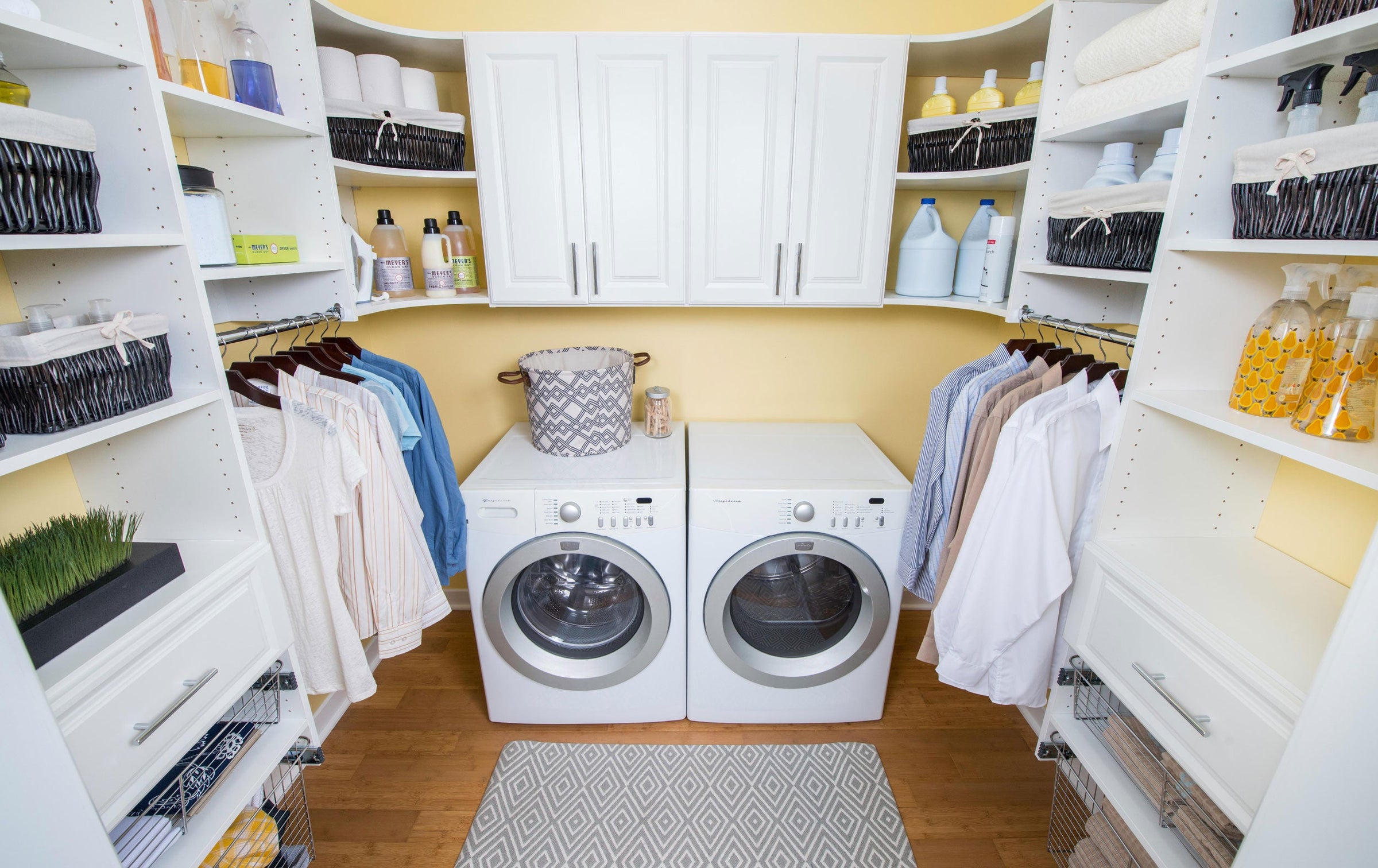 Organized Laundry Room