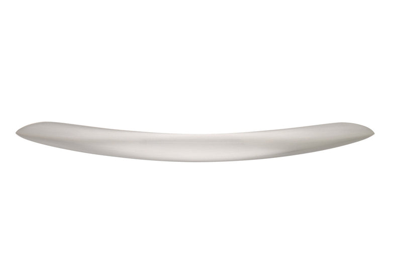 Curved Cabinet Drawer Pull - Polished Steel