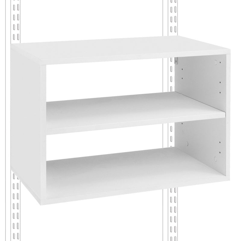 freedomRail Big O-Box Shelf Unit - White