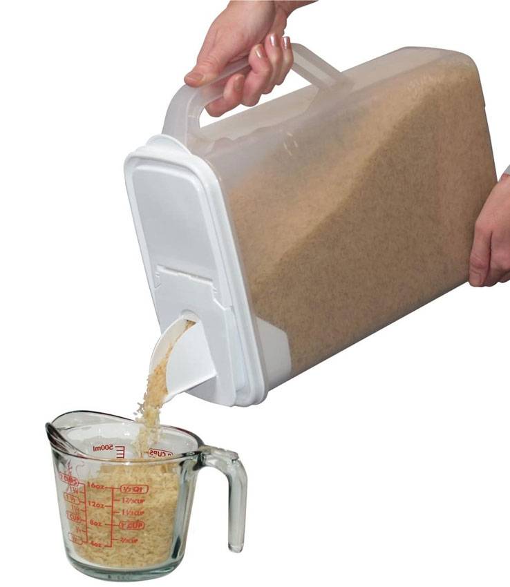 Easy Pour Food Storage Container and Dispenser
