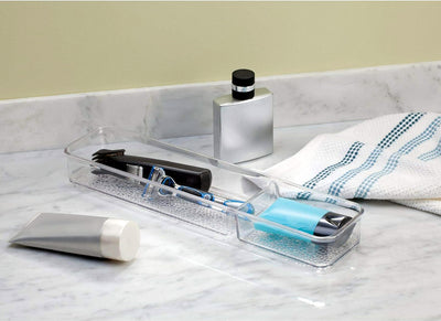 Cosmetic Organizer Tray - Two Section