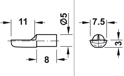 5mm-Anti-Slip-Shelf-Support-Pins