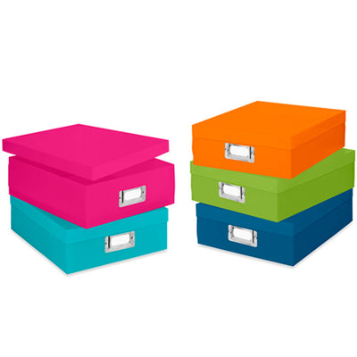Colorful Plastic Document Boxes
