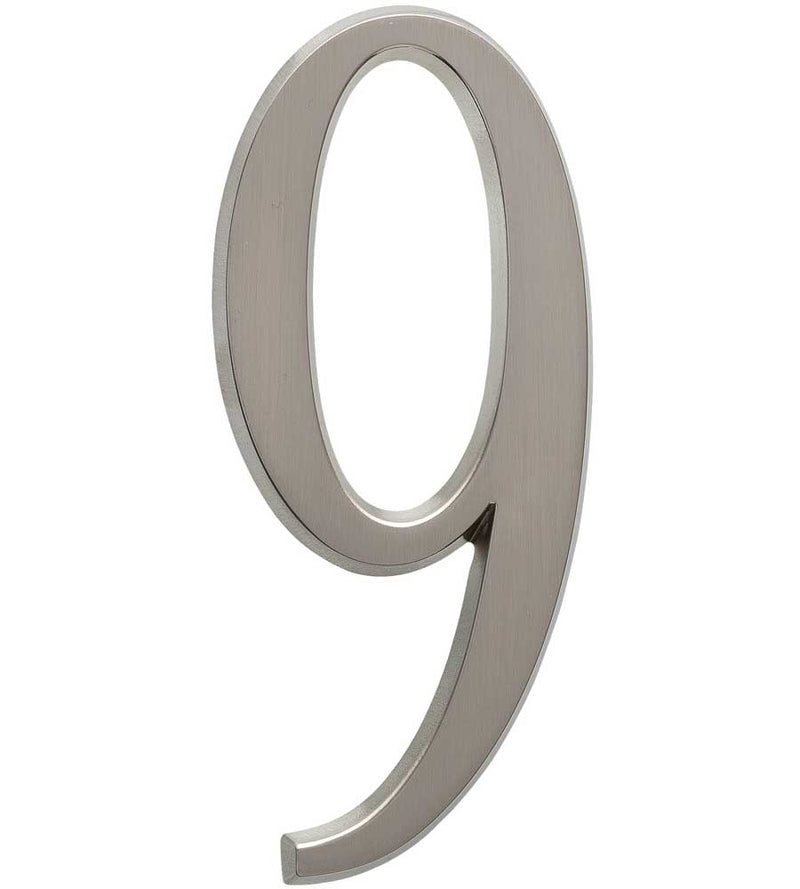 Design-It 4.75 Inch Numbers - Matte Silver