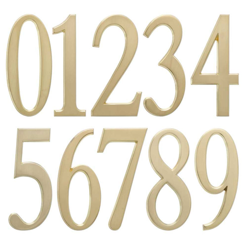 Design-It 4.75 Inch Numbers - Matte Gold