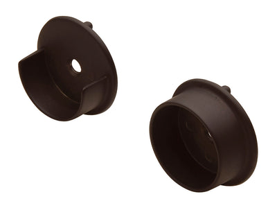 Round Closet Rod Flanges - Oil Rubbed Bronze