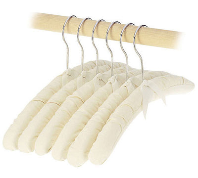 Padded Canvas Clothing Hangers