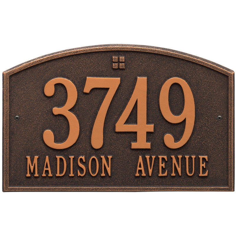 Cape Charles Address Plaque - Two-Line