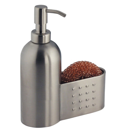 Stainless Soap Pump with Sponge Holder