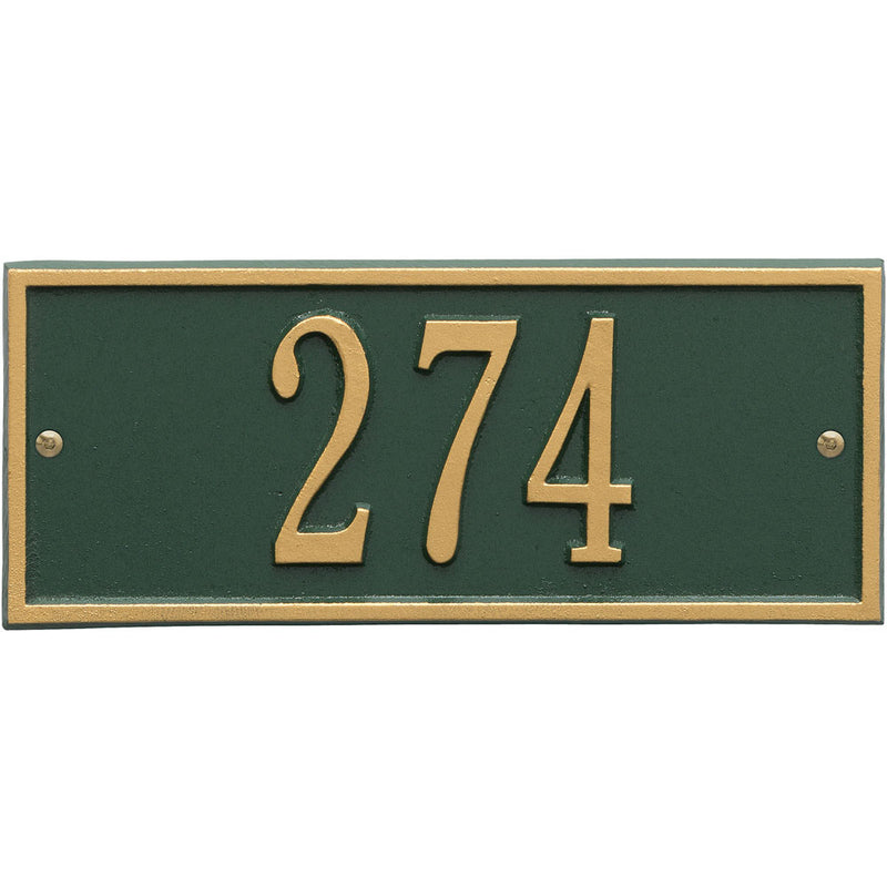 Hartford Entryway Home Address Plaque
