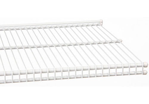 freedomRail 12 Inch Profile Wire Shelving - White