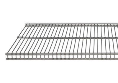 freedomRail 12 Inch Profile Wire Shelving - Nickel