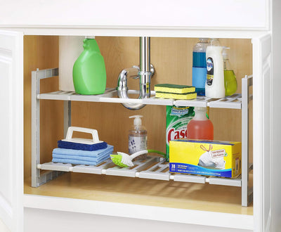 Two Tier Under Sink Shelves