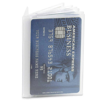 6 Page Credit Card Holder with Key Tab
