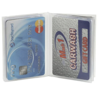 6 Page Credit Card Holder with Key Tab