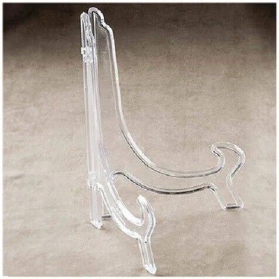 7 Inch Clear Plate Stand