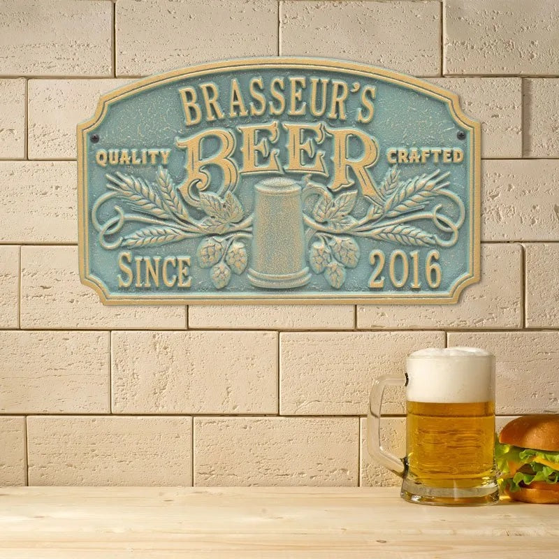 Arch Personalized Beer Sign