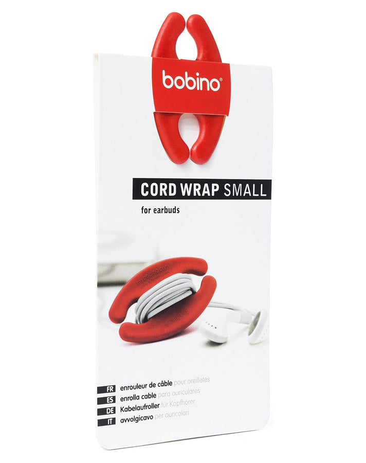 Small Bobino Cable Cord Wrap - Red