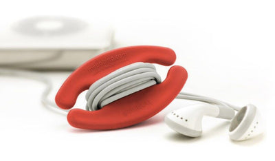 Small Bobino Cable Cord Wrap - Red