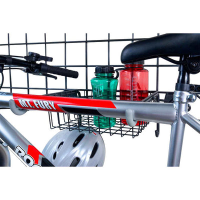 Grid or Wall Mount Bike Rack and Basket