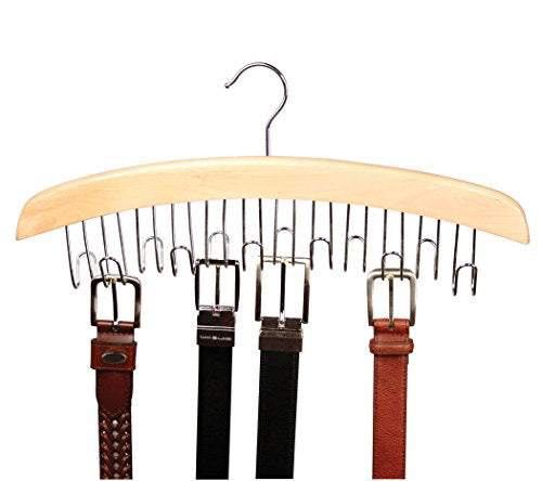 Wood Belt Hanger - Natural