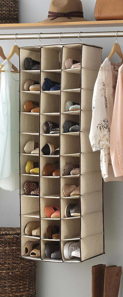 Canvas Hanging Shoe Cubbies