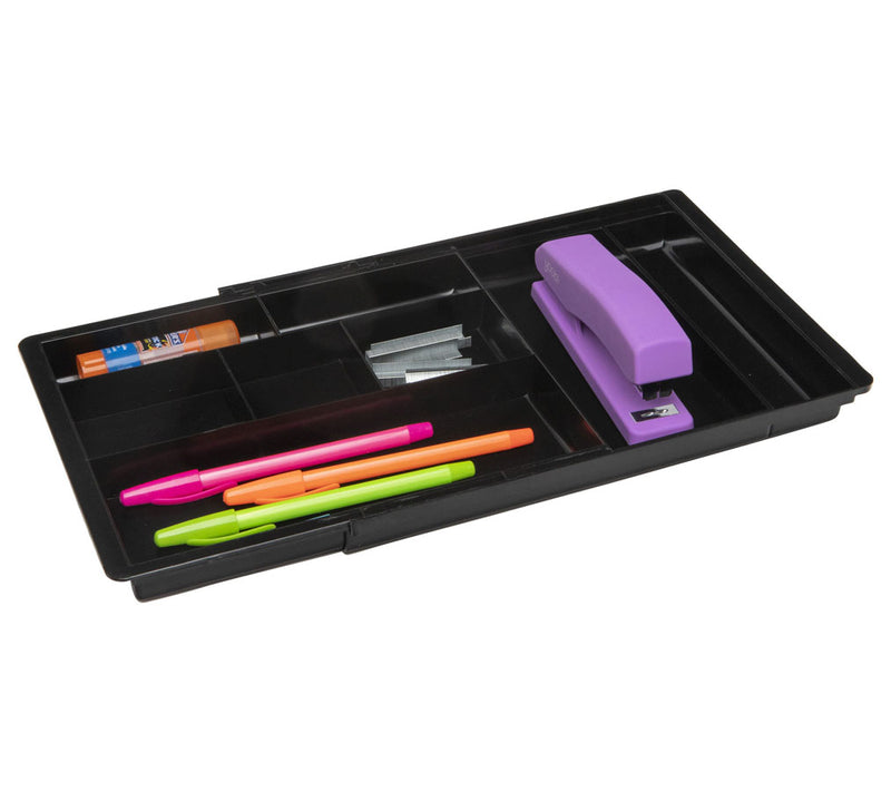 Drawer Doubler Divided Organizer - Black