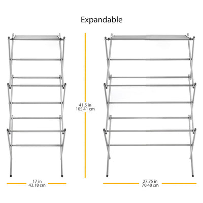 Collapsible - Extendable Laundry Drying Rack