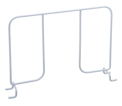 freedomRail 16 Inch Wire Shelf Divider - White
