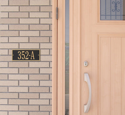 Hartford Entryway Home Address Plaque