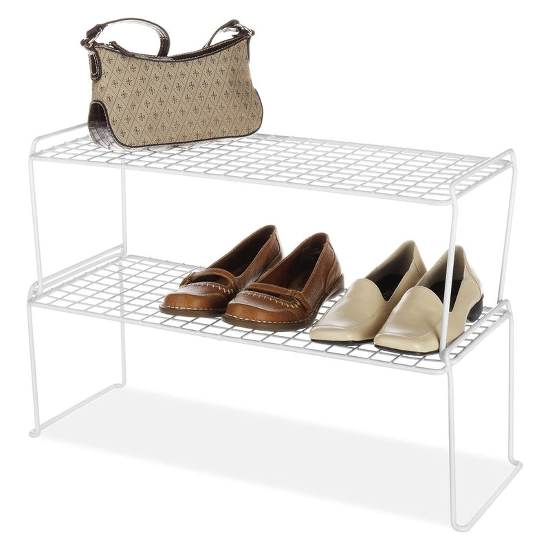 Stackable Shelf - Long - White – Organize-It