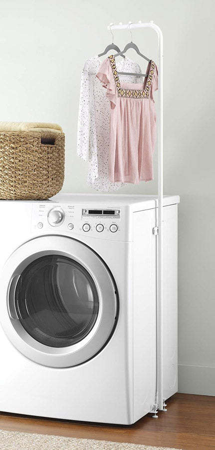 Magnetic Laundry Valet Hanging Rod Organize It