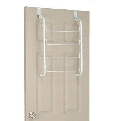 Over the Door Towel Rack - White