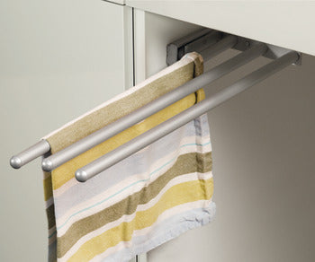 Pull Out Towel Rack - Silver
