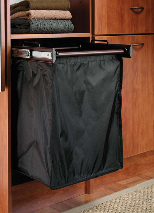 Closet Pull-Out Double Laundry Hamper