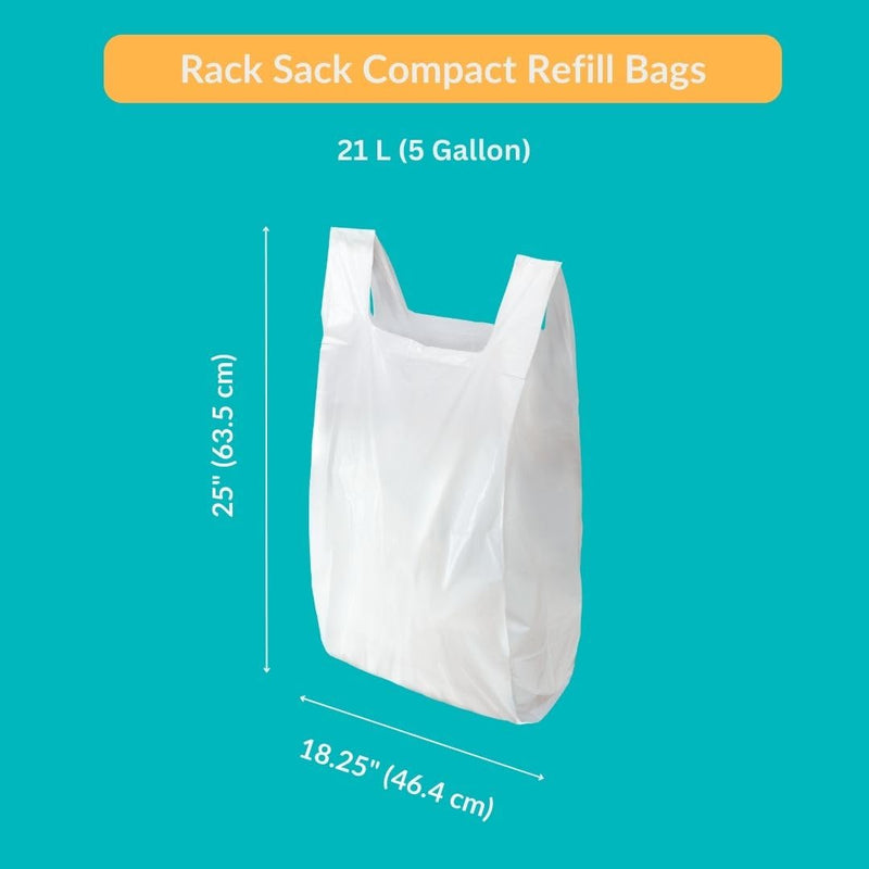 Rack Sack 5 Gallon Trash Bags - 48 Count