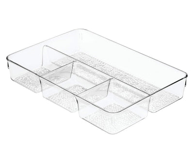 Cosmetic Organizer Tray - Four Section