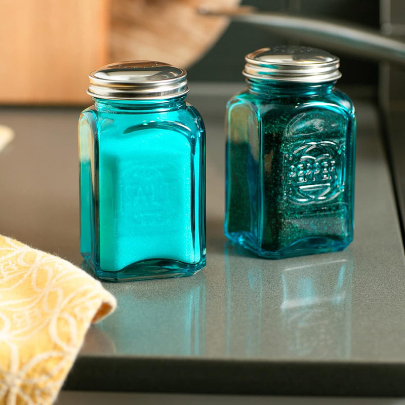 Glass Salt and Pepper Shakers