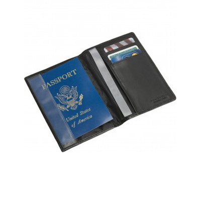 RFID Blocking Leather Passport Cover