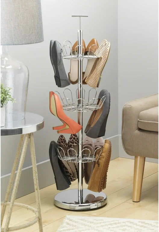 Shoe Carousel - Chrome