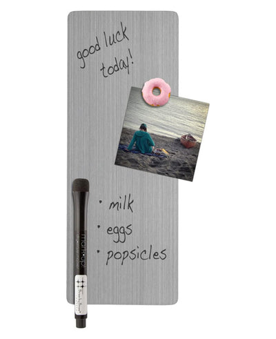 Magnetic Dry Erase Board - Silver
