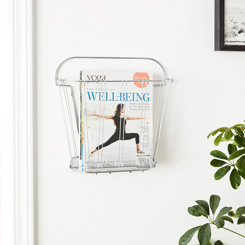 Wall Mount Magazine Holder