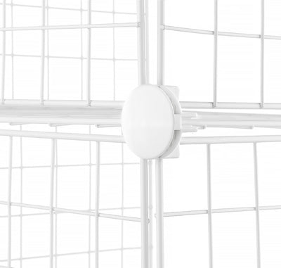 Interlocking Wire Storage Cubes - White