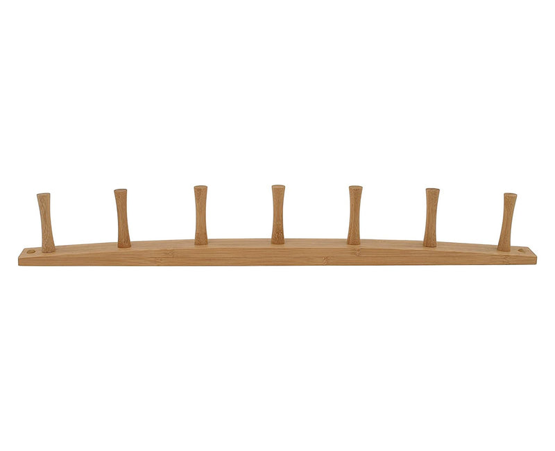 Wooden Peg Rack - Seven Peg