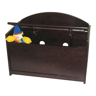 Wooden Toy Chest - Espresso