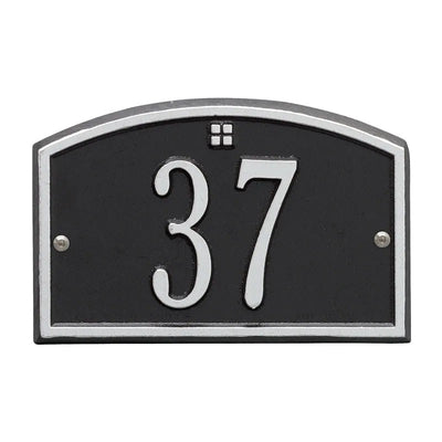 Cape Charles Entryway Home Address Plaque