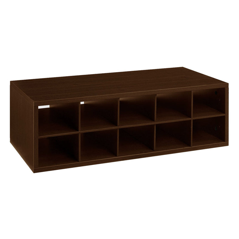 Double Hang Big O-Box Cubby Unit - Chocolate Pear