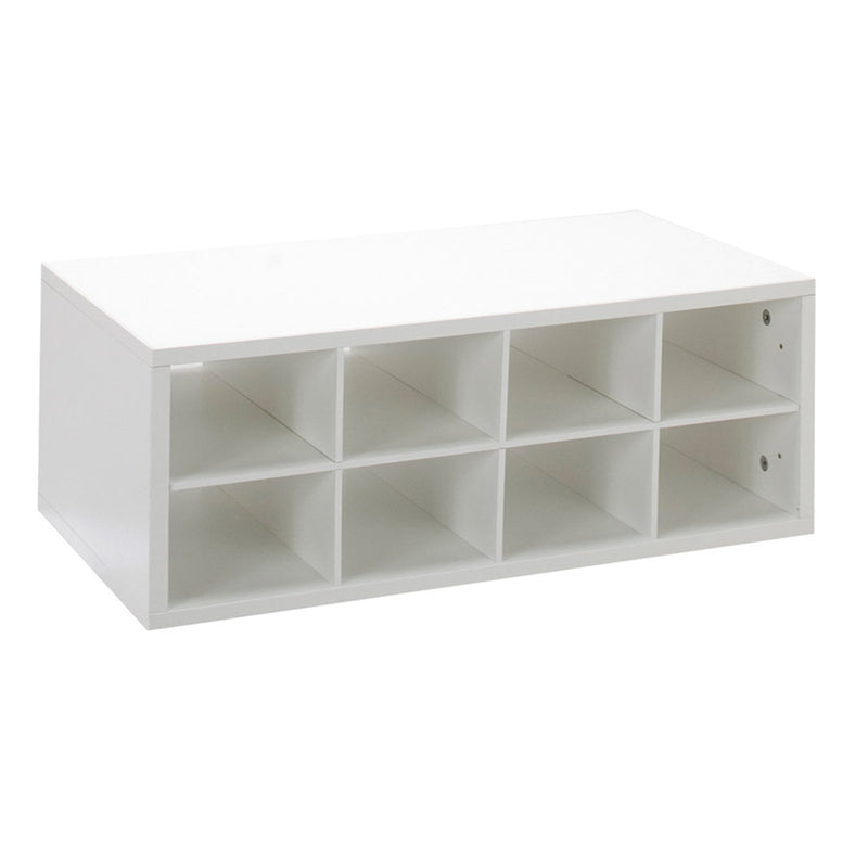 Double Hang O-Box Cubby Unit - White