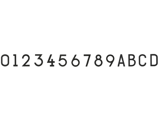 Modern Standoff Address Numbers