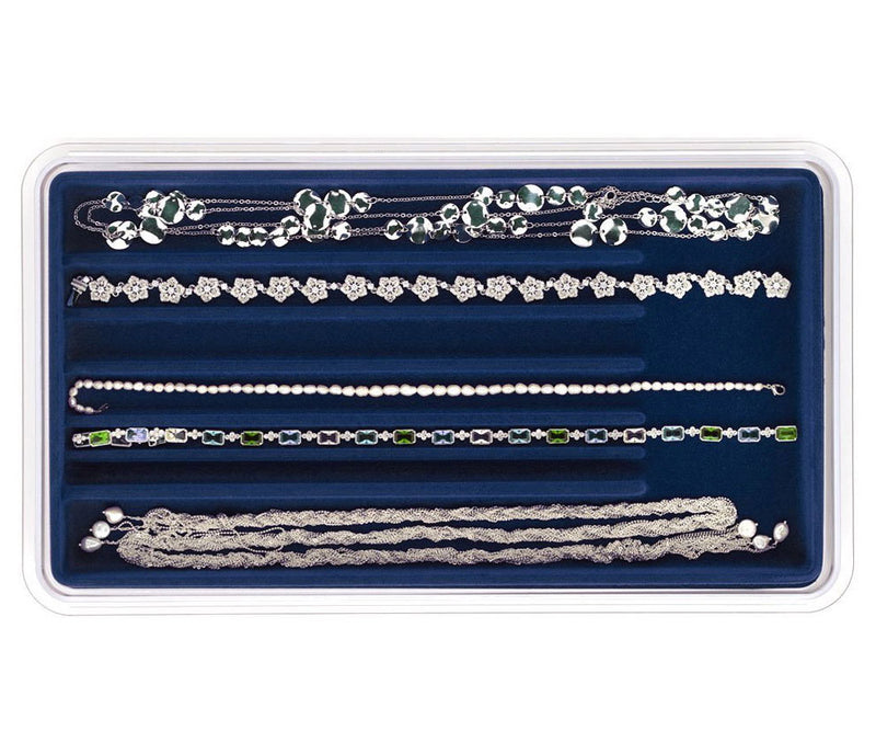 Necklace Holder Jewelry Organizer - Blue